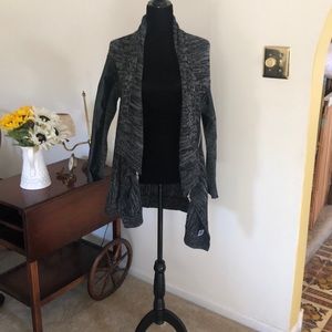 Rock & Republic Black/Grey Sweater